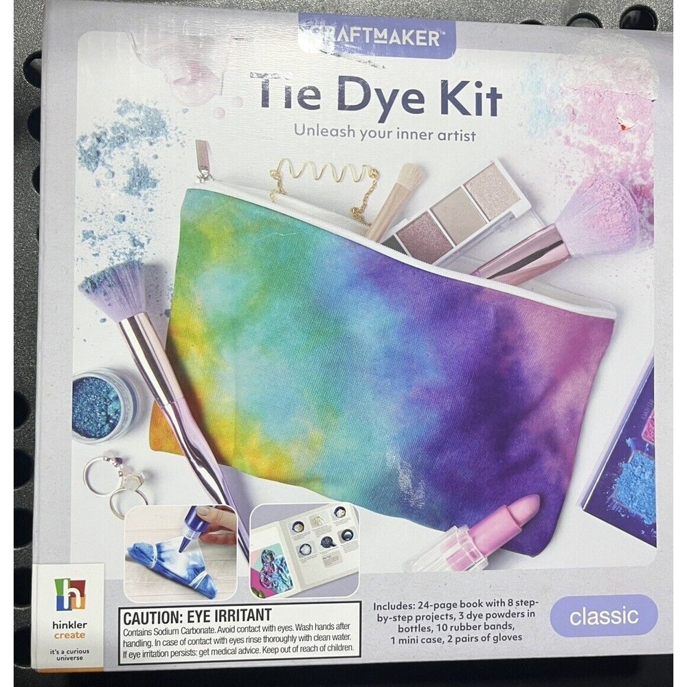 Hinkler Craftmaker Mini Case Tie Dye Kit Craft Gift DYI NEW